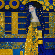 AI-23-AZURORA-KLIMT-BLUELADY1