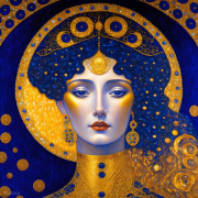 AI-23-AZURORA-KLIMT-BLUELADY12