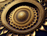 AI-23-AZURORA-GOLD-ORNAMENT