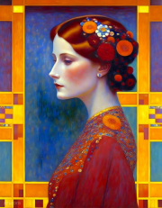 AI-23-AZURORA-KLIMT-FRAU-ROT11