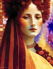 AI-23-AZURORA-KLIMT-FRAU-ROT5