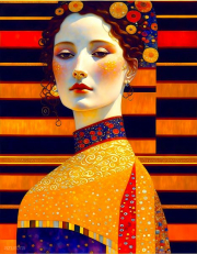 AI-23-AZURORA-KLIMT-FRAU-ROT7