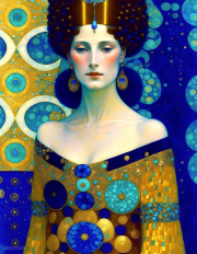 AI-23-AZURORA-KLIMT-FRAU-TURQUOISE5