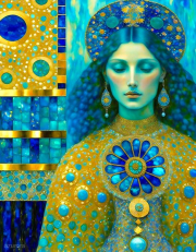 AI-23-AZURORA-KLIMT-FRAU-TURQUOISE9